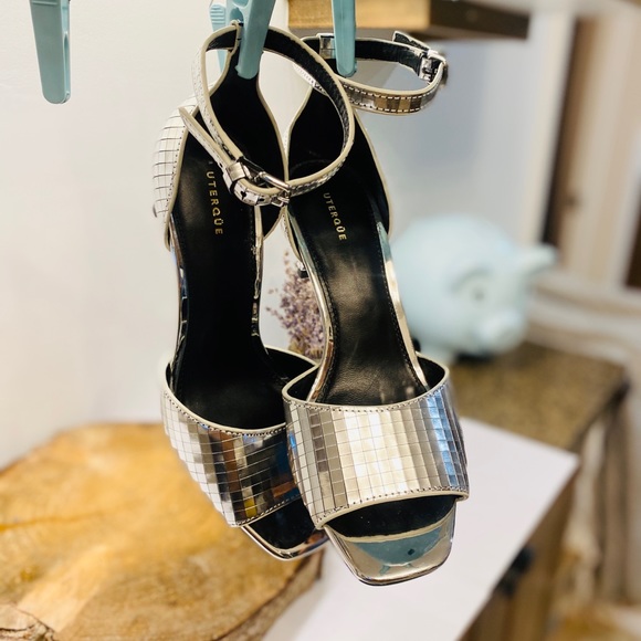 Vday special - Shiny disco ball mirror sandals - Picture 3 of 4